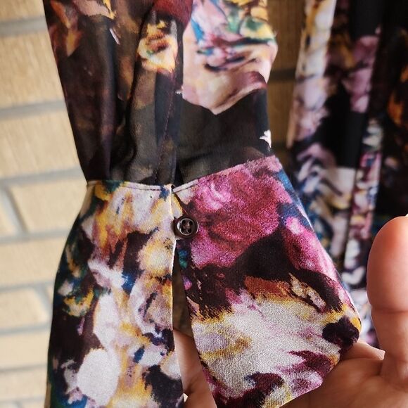 Who What Wear Floral Multicolor Women's Dress Size L - Picture 2 of 12